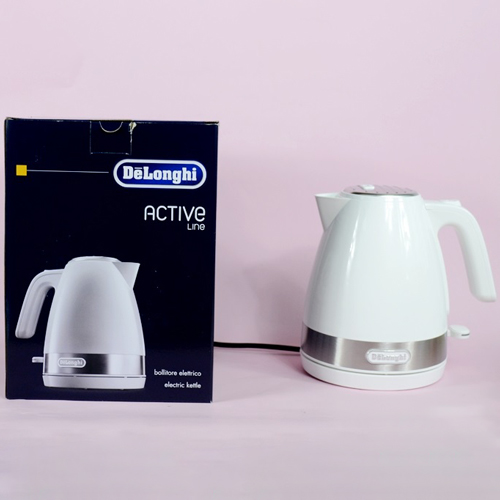 Bình Đun Siêu Tốc Delonghi KBLA2000.W (1L) - Trắng - Hàng Chính Hãng