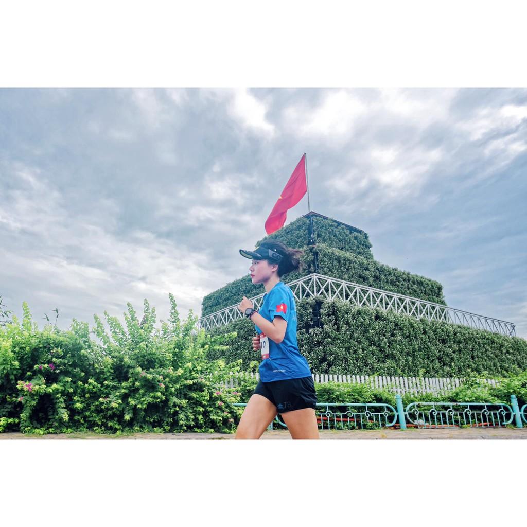 Áo Chạy Bộ Activ Runners Nữ - Xanh Blue