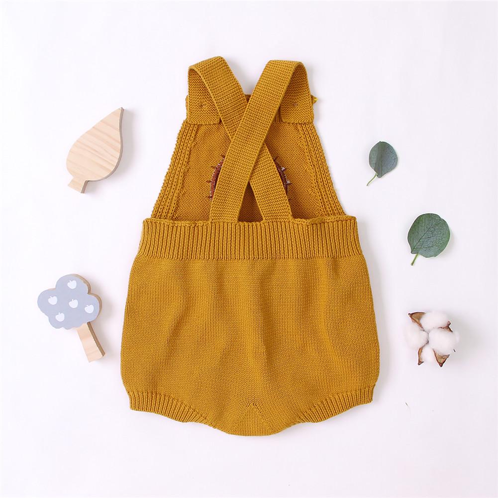 Ma & Bé 3-24M Cho Trẻ Sơ Sinh Bé Gái Bé Trai Rainbow Romper Áo Liền Quần Dệt Kim Jumpsuit Áo Liền Quần Dễ Thương Tập Đi Cho Bé trang Phục