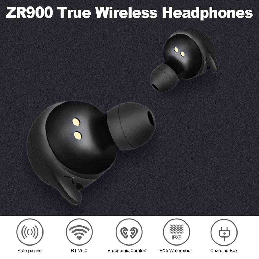 Tai nghe Bluetooth ZR900 TWS  không dây Bluetooth 5.0 Âm thanh nổi