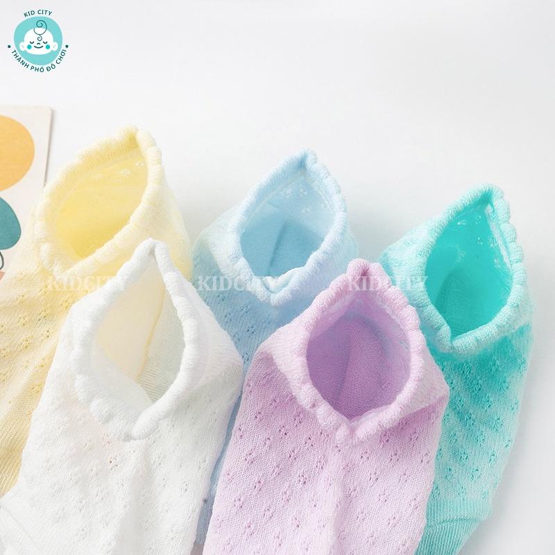 Set 5 Đôi Tất Cho Bé, Tất Trẻ Em Chất Cotton Hàng Chất Lượng Cao