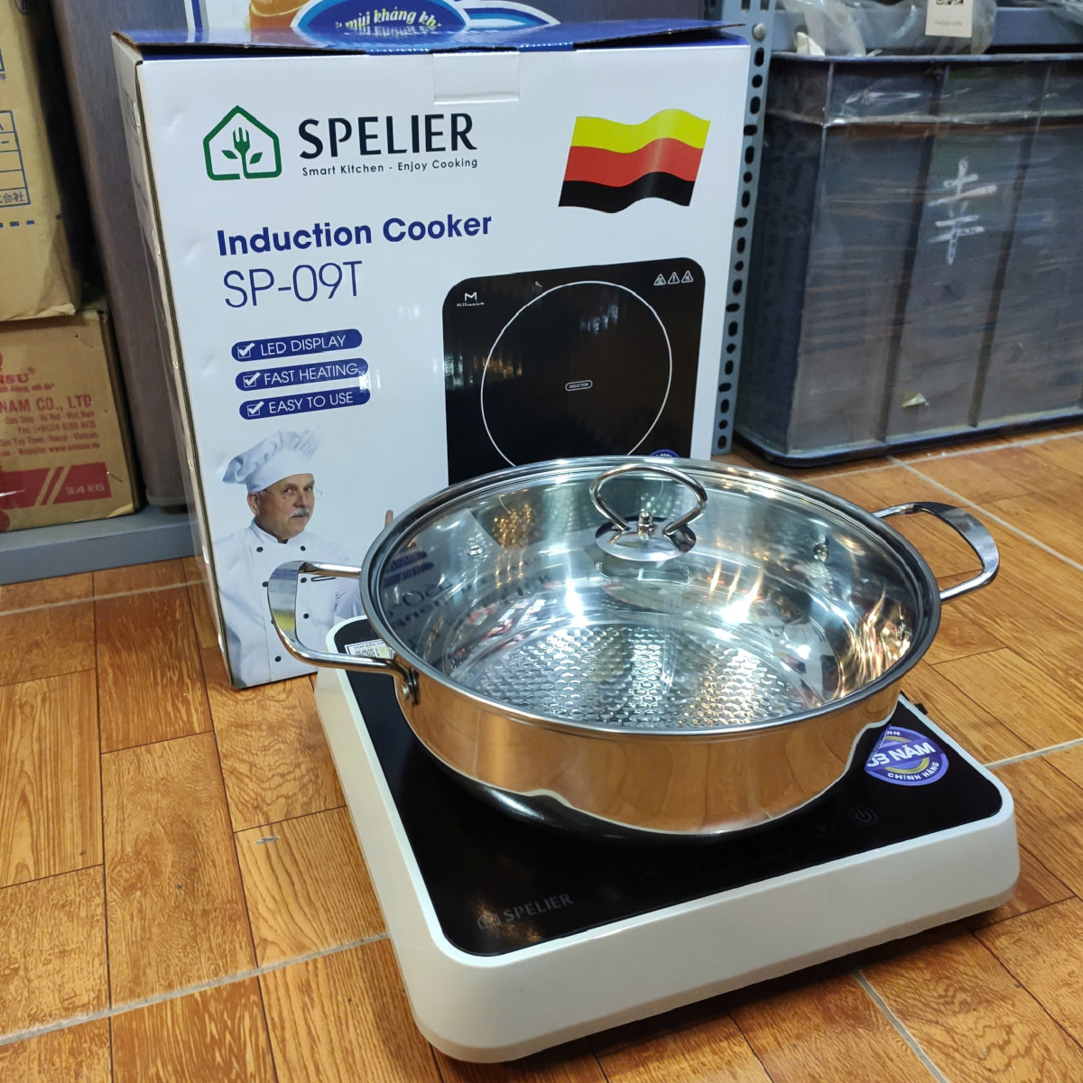 Bếp từ đơn Đức SP-09T công suất 2000W, bảo hành 3 năm - Hàng chính hãng