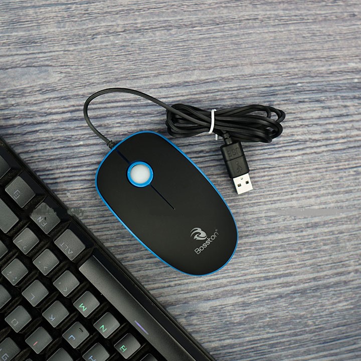 Chuột Quang Có Dây Mouse Bosston X15 - HÀNG CHÍNH HÃNG