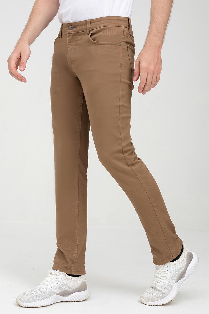 Quần khaki jeans form ôm KP22SS04-JN - KHAKI