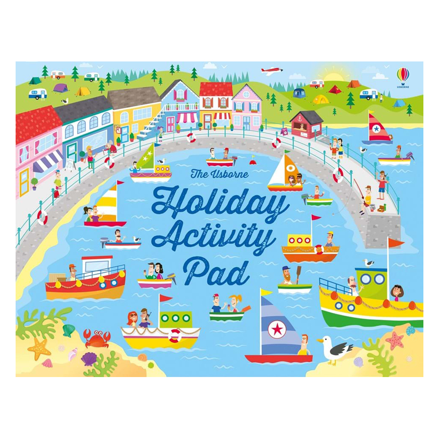 Sách tương tác tiếng Anh - Usborne Big Tear-off Pads: Holiday Activty Pad