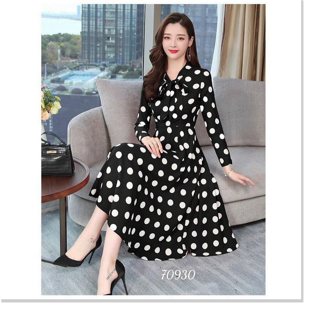 ĐẦM XÒE LỤA CHẤM BI DỰ TIỆC