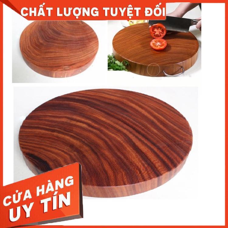 Thớt gỗ nghiễn cao cấp 30cm*3,5cm