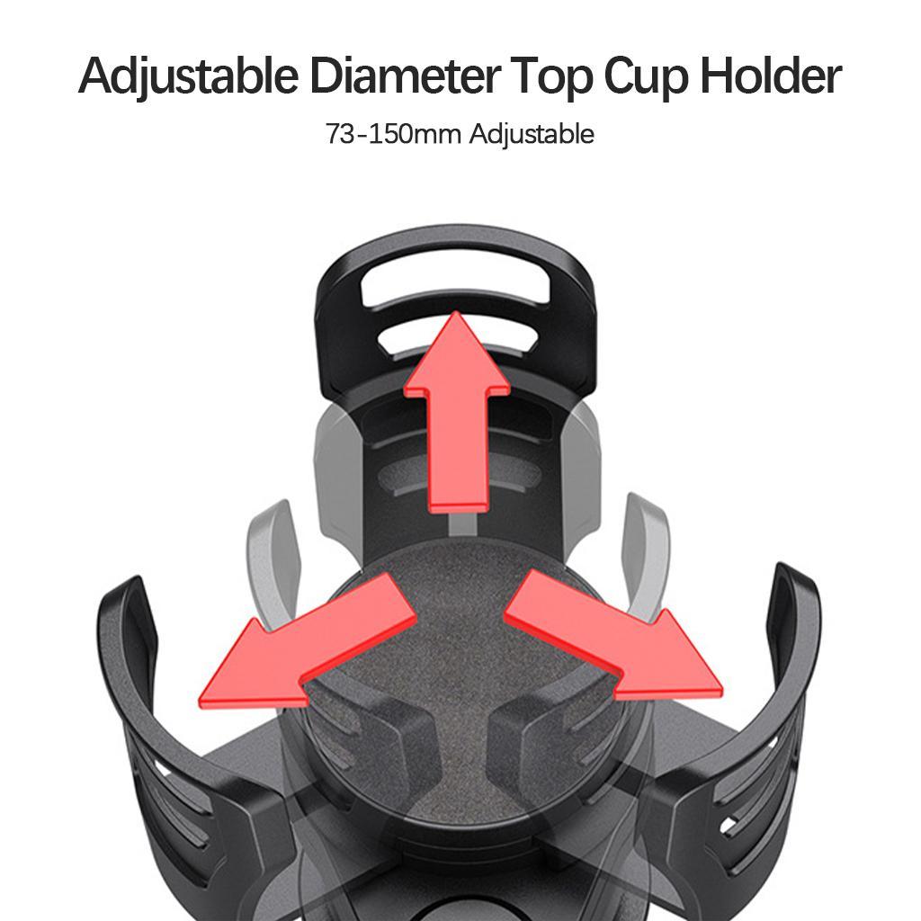 Car Cup Holder   Expander Black Organizer