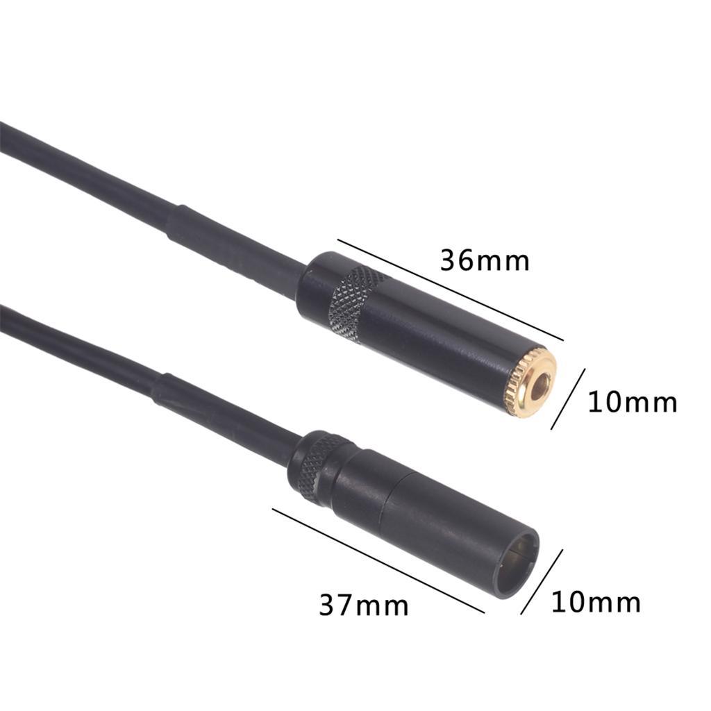 XLR Socket To 3.5 Mm Stereo Socket Cable | 0.1-2 Meters