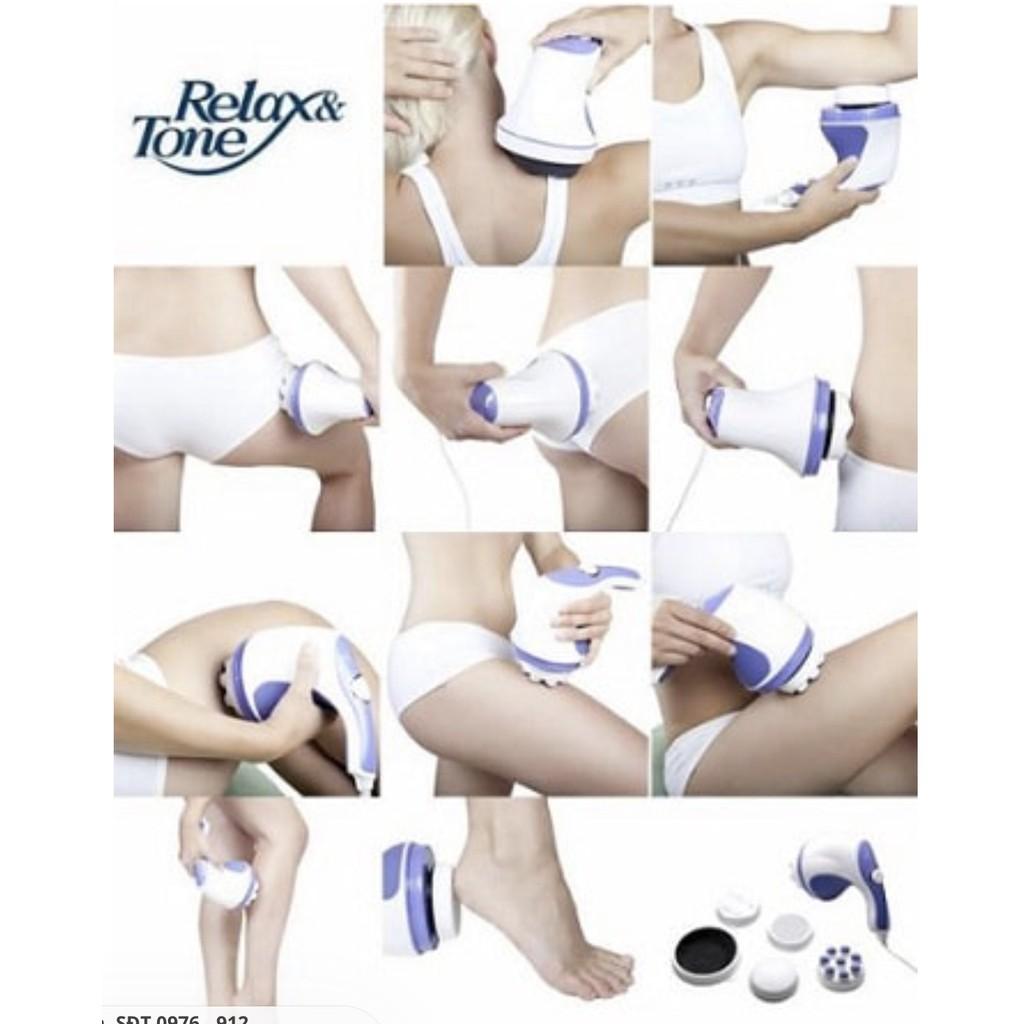 THIẾT BỊ MASSAGE CẦM TAY TOÀN THÂN NHIỀU ĐẦU THAY THẾ RELAX TONE - AsiaMart