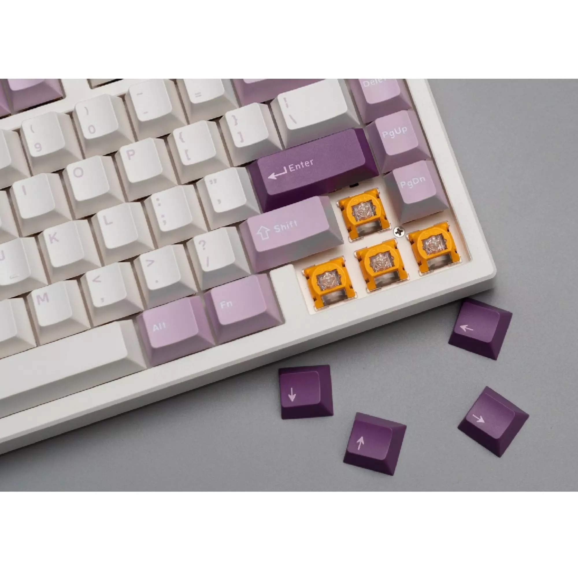 Bàn phím cơ FL-Esports GP75CPM Taro Purple - Hàng chính hãng