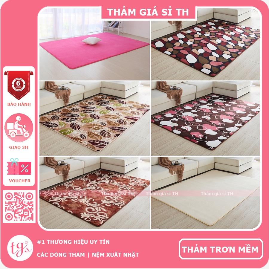 Thảm Nhung Màu Be | Thảm Trang Trí Phòng Khách - Phòng Ngủ - Thảm Trải Sofa - Thảm Dành Cho Bé