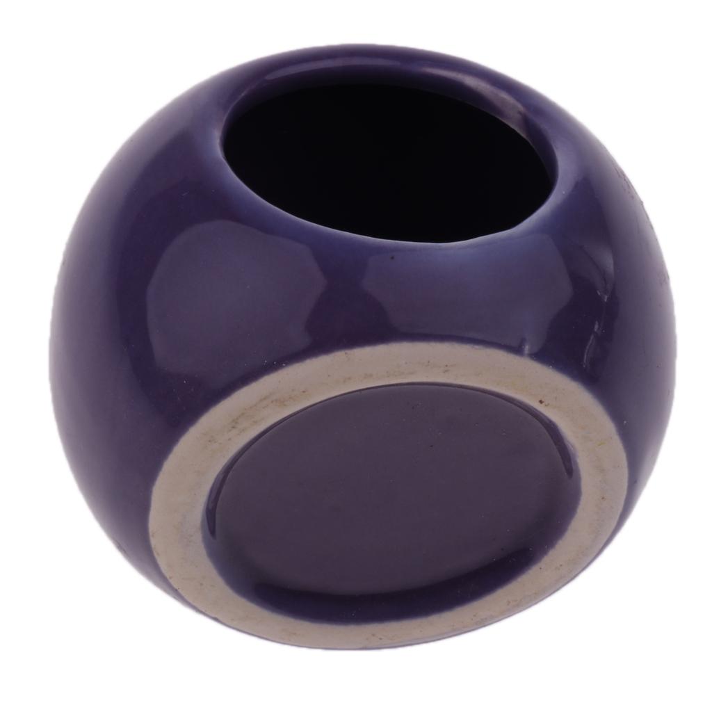 Small Animal Ceramic Sleep Bed Hamster House Cage Nest Bird Ferret Purple