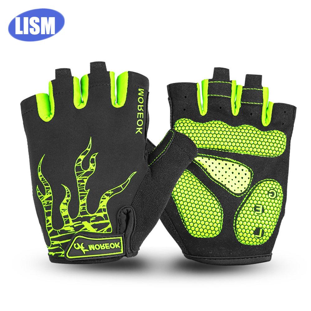 LISM Thoáng Khí Ngón Găng Tay Xe Đạp GEL Chống Sốc Thể Thao Mùa Hè Găng Tay Xe Đạp Cho Người Phụ Nữ Đi Xe MTB Xe Đạp Đường Bộ Golve