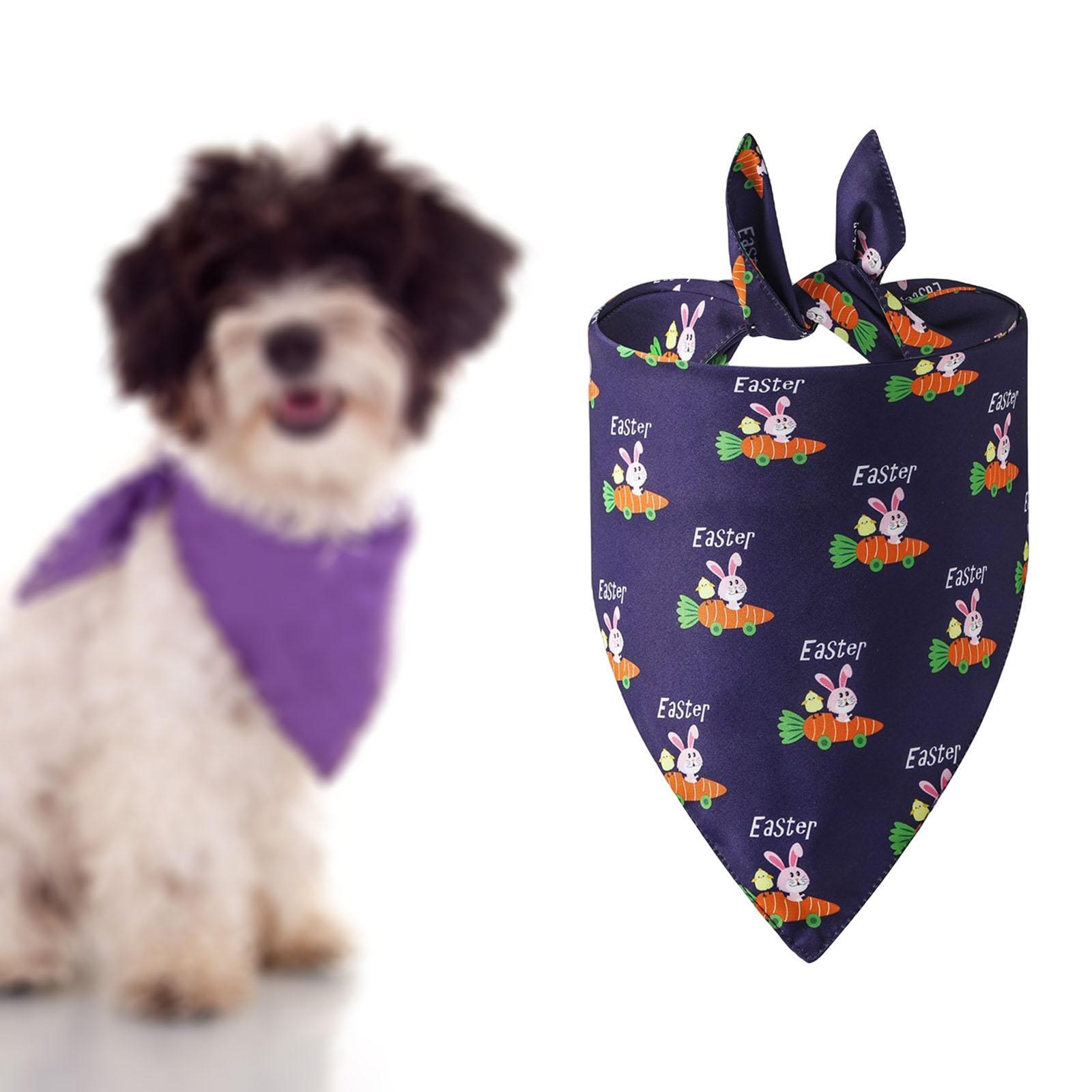 Dog Bandana Collar Easter Pet Bandana Costume Party Dress up Kitten Puppy Neck Scarf