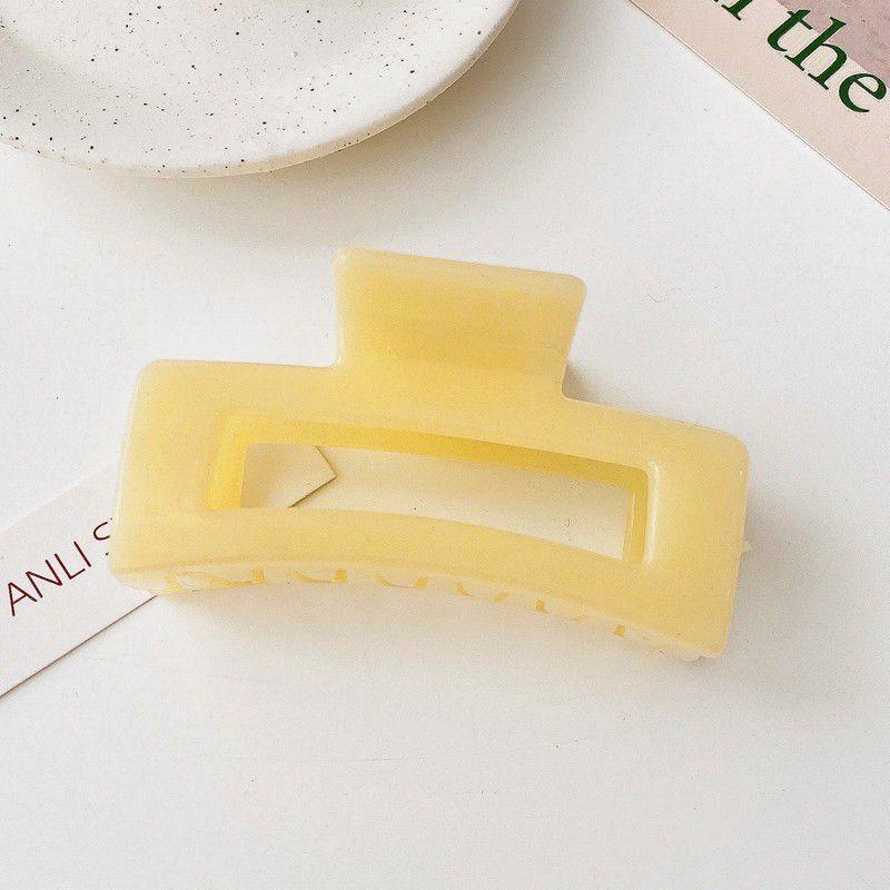 Kẹp tóc kiểu dáng đơn giản chất liệu acrylic giao màu ngẫu nhiên