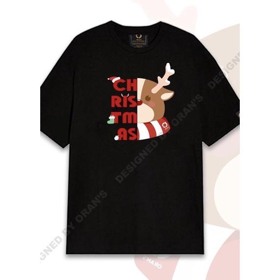 Áo thun nam nữ unisex có big size tuần lộc noel