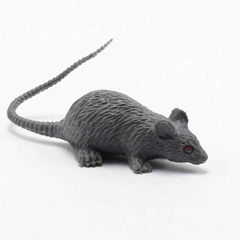 Bộ 10 con chuột nhựa dùng trong trang trí Halloween (tuyet)  GD0277