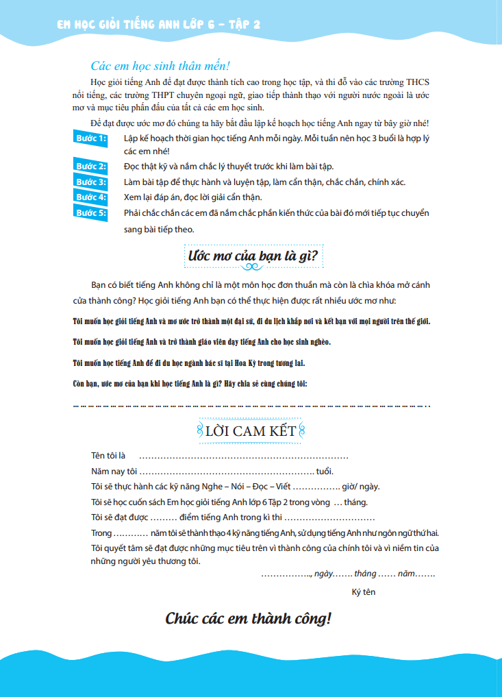 The Langmaster - Em Học Giỏi Tiếng Anh Lớp 6 - Tập 2 (Có Đáp Án)