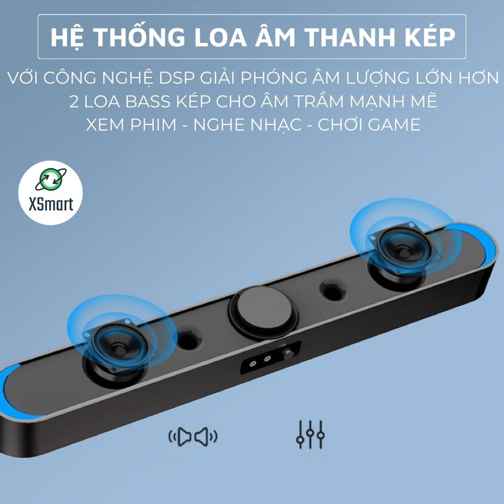 Loa Bluetooth SADA V-198 SUPER BASS 2024 Âm Thanh Vòm 3D Phiên Bản Đặc Biệt Dùng Cho Máy Tính Vi Tính Laptop PC Tivi-Hàng Chính Hãng