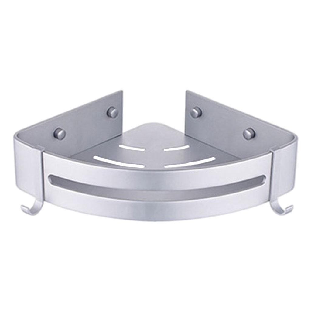 Bathroom Shelf Shower Wall Mounted Corner Basket  Storage Triangle