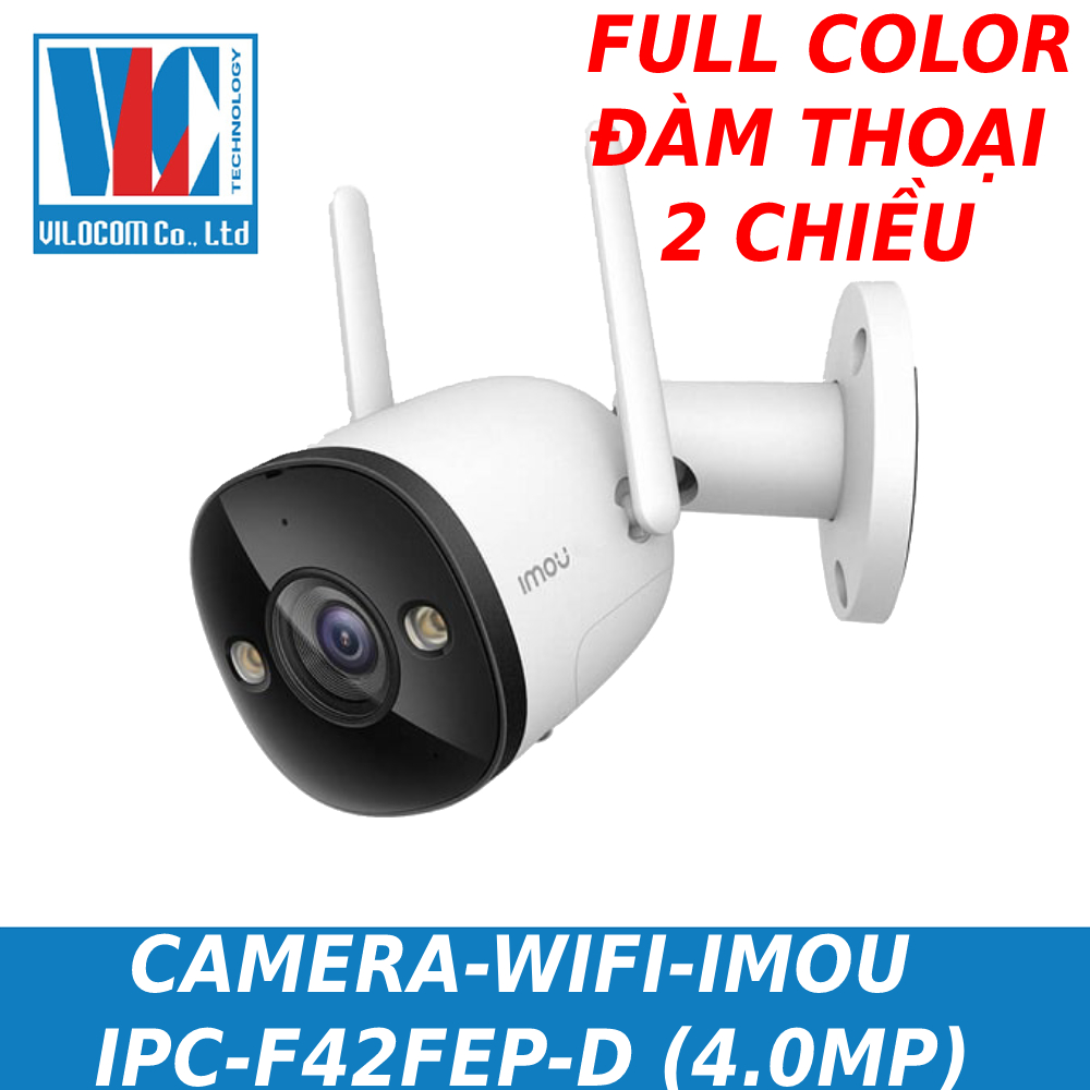 CAMERA IMOU 4MP IPC-F42FEP-D CÓ MÀU, PHÁT HIỆN CHUYỂN ĐỘNG, ĐÀM THOẠI 2 CHIỀU - HÀNG CHÍNH HÃNG