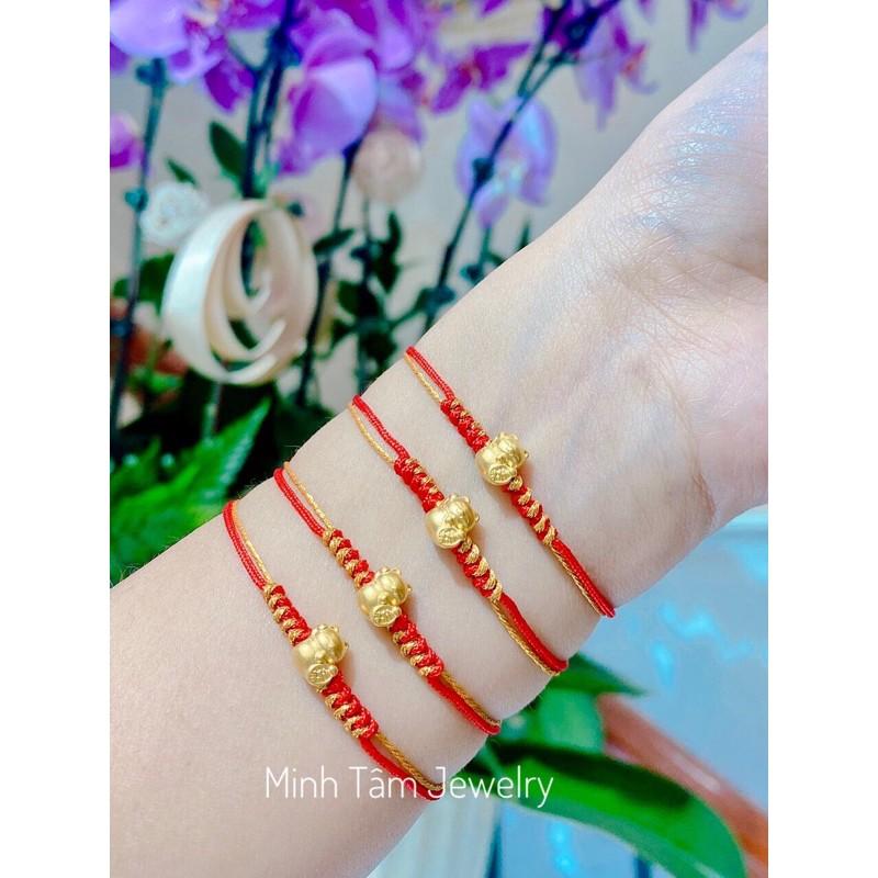 Charm mèo thần tài 24k,Mèo thần tài 24k mini-Minh Tâm Jewelry