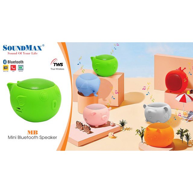 Loa Vi Tính SoundMax MB-3 3W - Hàng Chính Hãng.