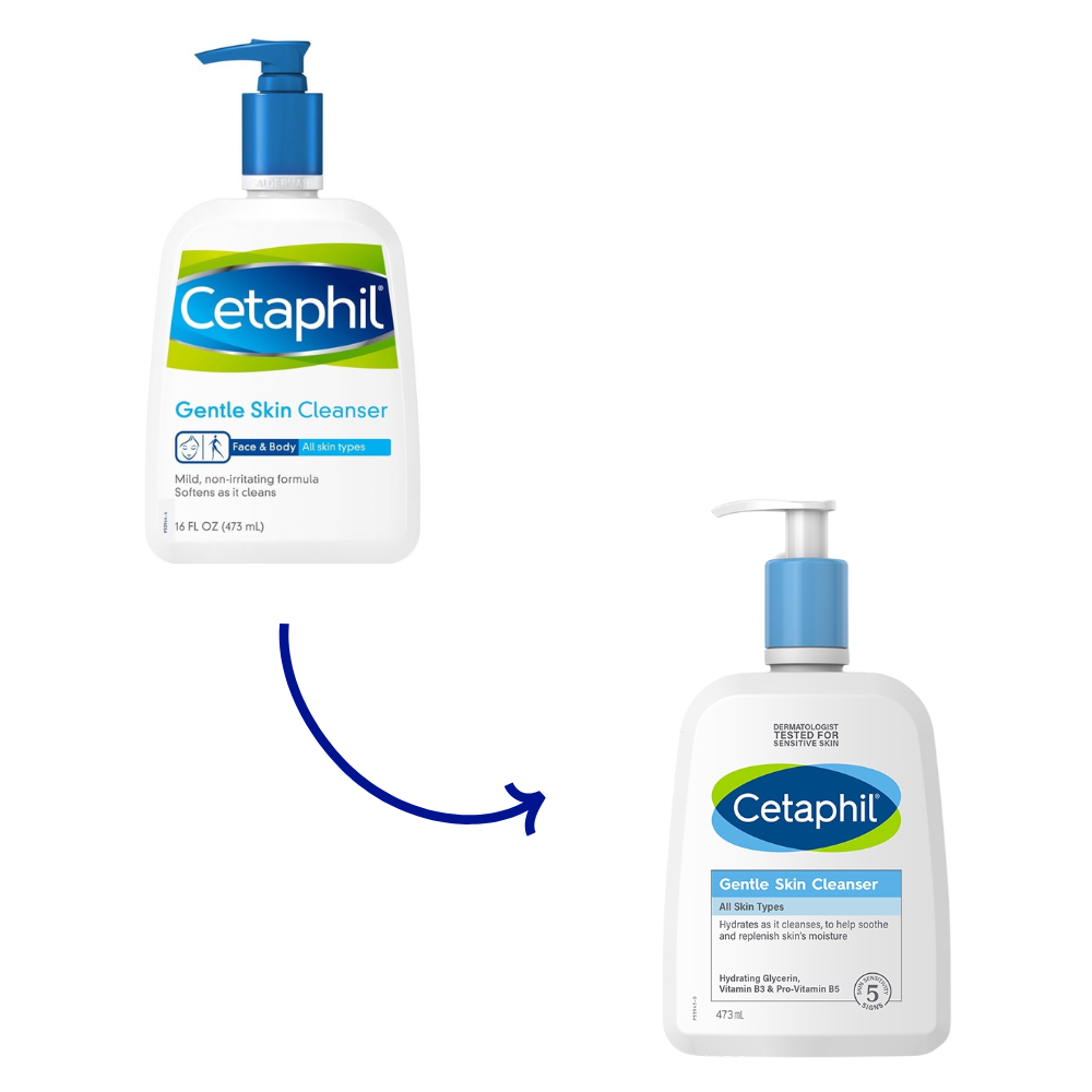 Sữa Rửa Mặt Cetaphil Gentle Skin Cleaner (500ml) + Tặng kèm khẩu trang vải