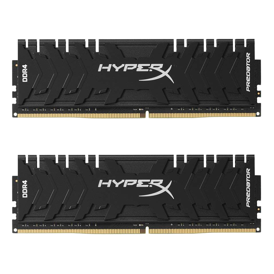 Bộ 2 Thanh RAM PC Kingston 16GB HyperX Predator Black (2 x 8GB) DDR4 3000MHz HX430C15PB3K2/16 - Hàng Chính Hãng