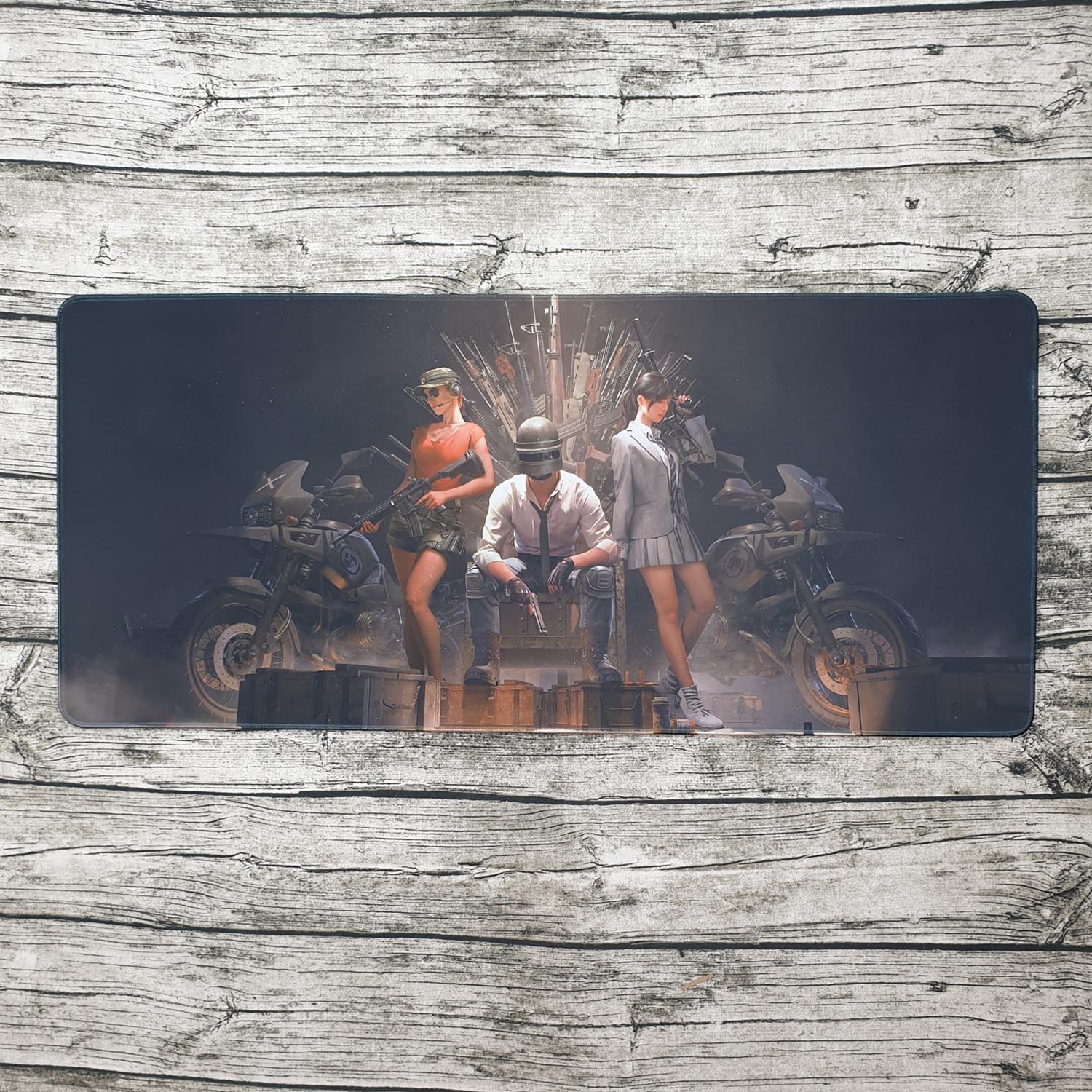 Lót chuột - Bàn di chuột siêu to PUBG 90x40cm cực cool ngầu - Mousepad bigsize PLAYERUNKNOWN'S BATTLEGROUNDS