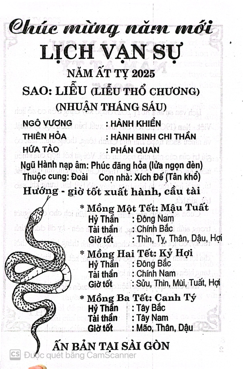 Sách - Lịch vạn sự Ất Tỵ 2025 - Chọn ngày lành tháng tốt