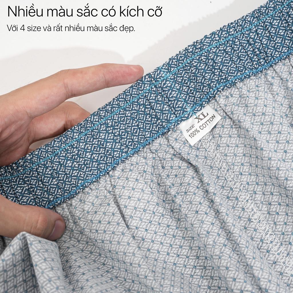 Quần đùi cotton mẫu ngẫu nhiên BAMI HOME quần mặc ngủ mặc nhà có túi mềm mại thoáng mát QNCT2- 003