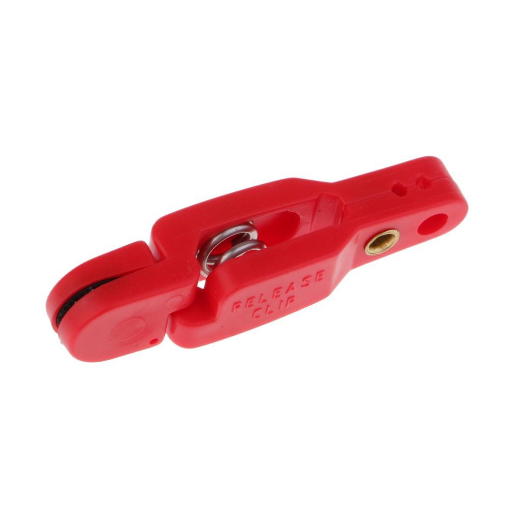 3 X Plastic Snap Release Clip For Weight Planer Board Kite Heavy Tension Red