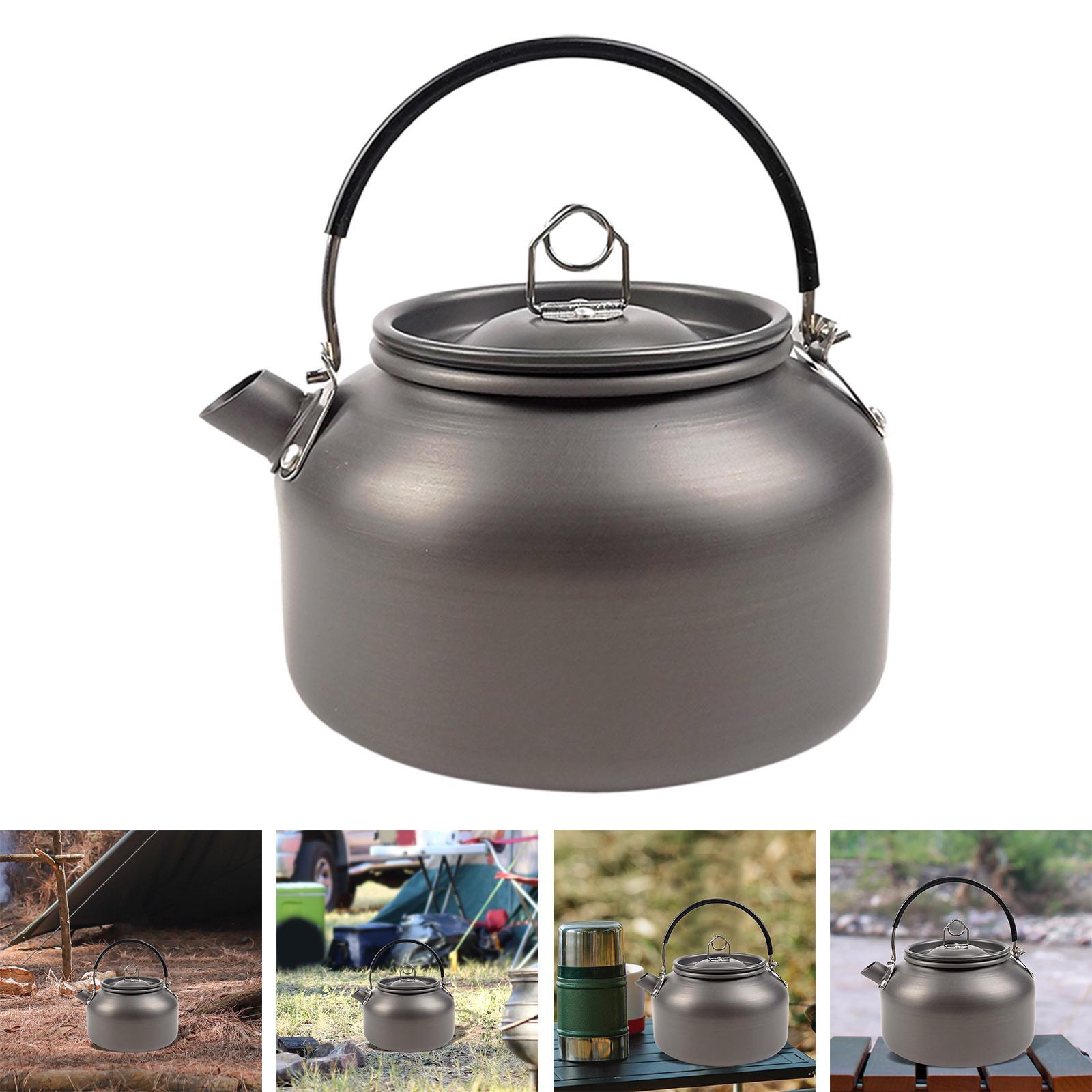 Camping Hot Water Kettle 0.8L Whistling Water Kettle Lightweight Mini Kettle