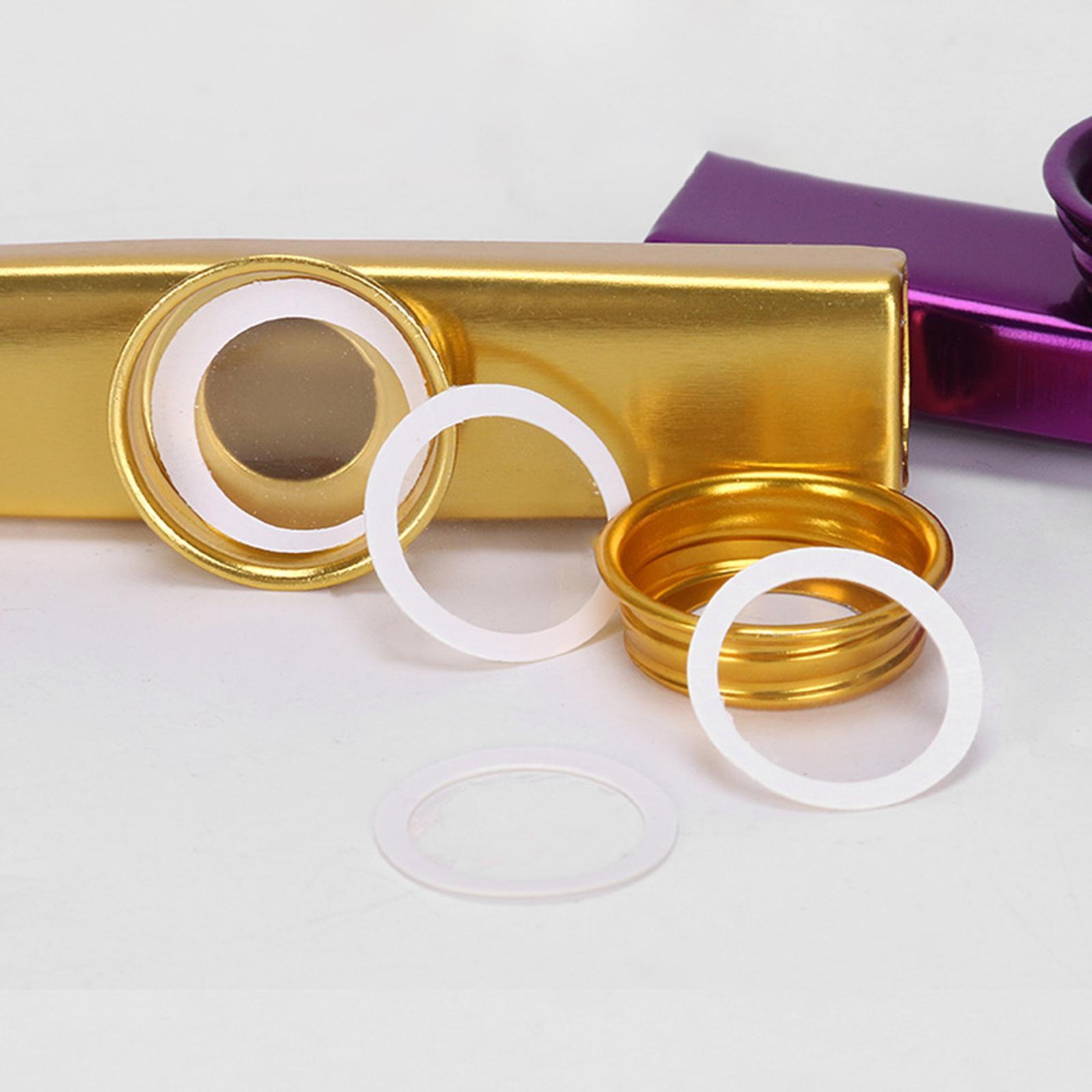 10/Set Kazoo Flute Membrane Diaphragm 1.8cm for Kazoo Replacement DIY Accessory