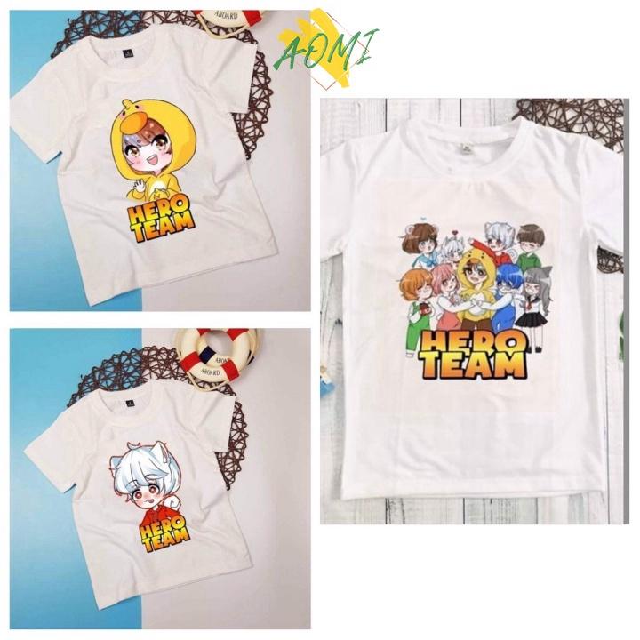 ÁO THUN HERO TEAM 2 CÓ SIZE TRẺ EM NAM NỮ UNISEX CHO CẢ GIA ĐÌNH V1812 3158 Store