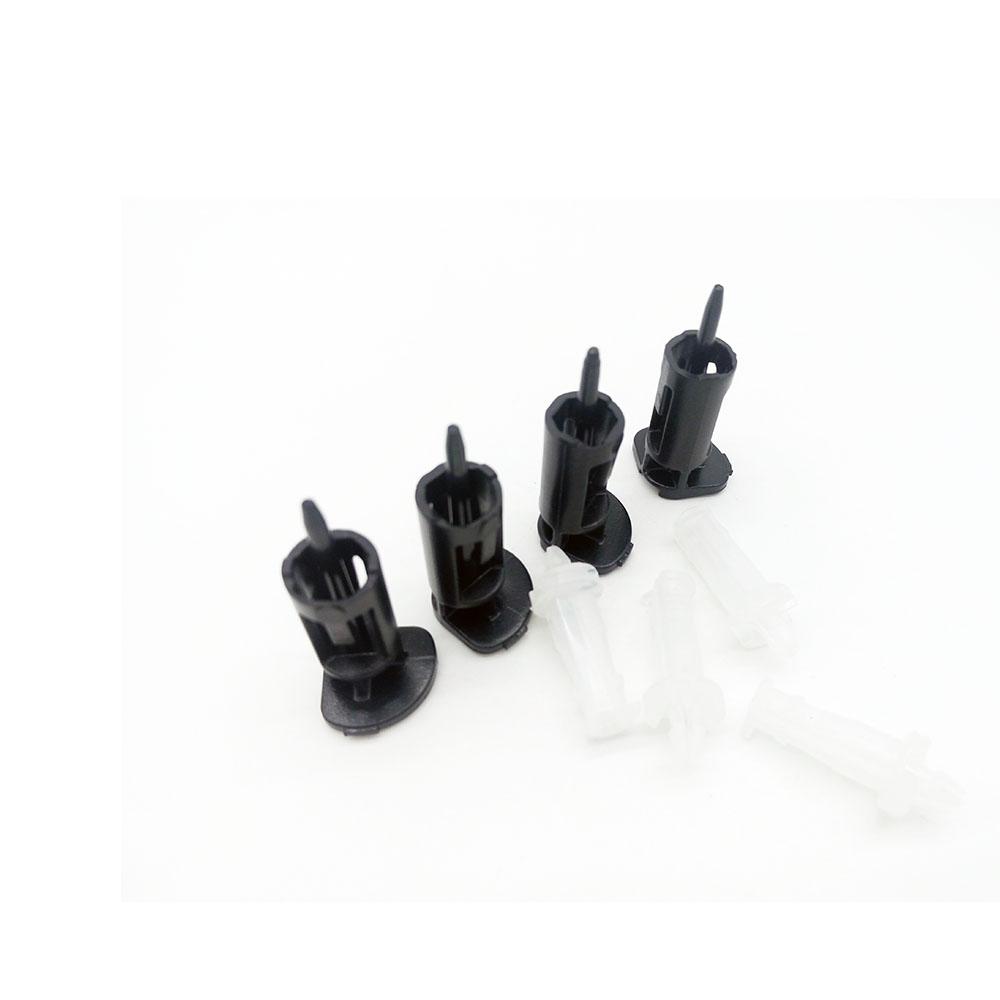 4PCS/Lô LGA 775/1156 CPU Fastener Nhựa đẩy Buckle PC làm mát bộ làm mát làm mát cho trong Tel Mount Pin Fan Foot miễn phí vận chuyển