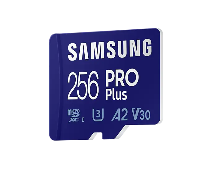 Thẻ nhớ MicroSD Samsung Pro Plus U3 tốc độ tối đa 160MB/s dung lượng 128GB/ 256GB/ 512GB chính hãng