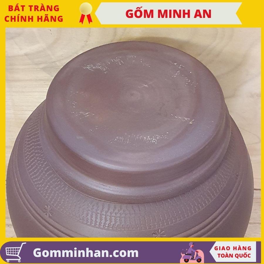 Chum sành hũ sành đựng gạo dung tích 10l- Gốm Sứ Bát Tràng- Gốm Minh An