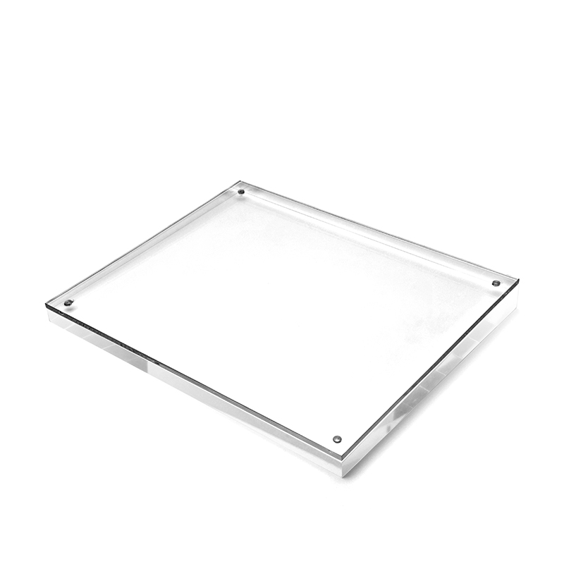 Đế mica kẹp bảng giá nằm kích thước 20x25cm