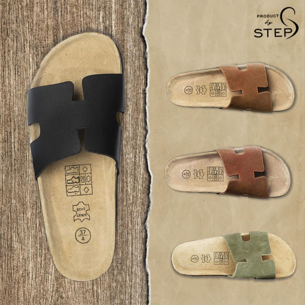 Dép đế trấu Unisex Da Quai chữ H