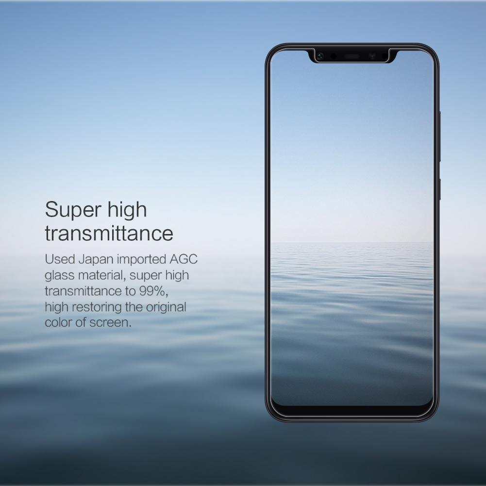 Miếng dán kính cường lực cho Xiaomi Mi 8 / Mi 8 Pro / Mi 8 Exploer hiệu Nillkin Amazing H - hàng nhập khẩu