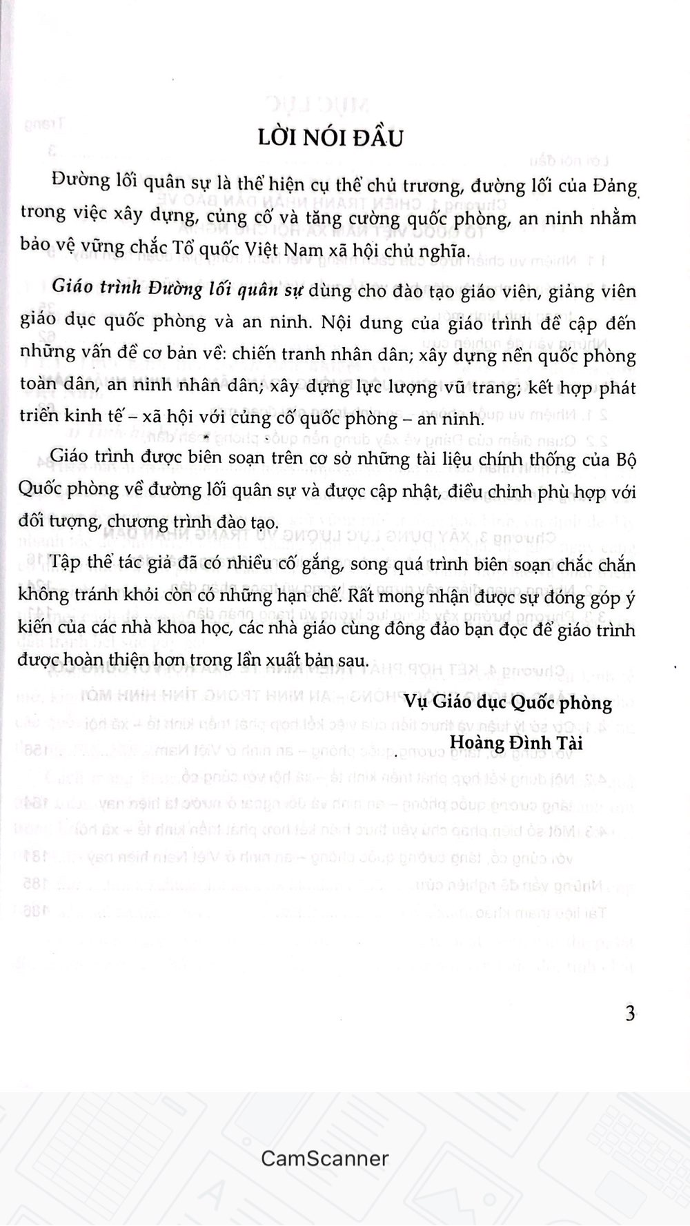 Giáo Trình Đường Lối Quân Sự - Dùng cho Giáo Viên, Giảng Viên Giáo Dục Quốc Phòng và An Ninh