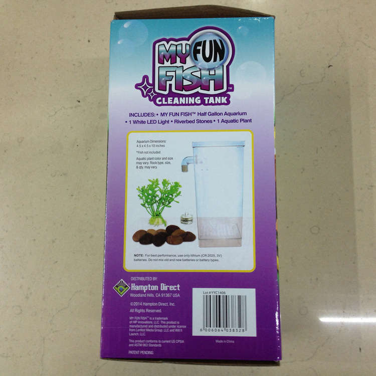 Bể Cá Mini Có Vòi Tự Làm Sạch Kèm Đèn LED - My Fun Fish