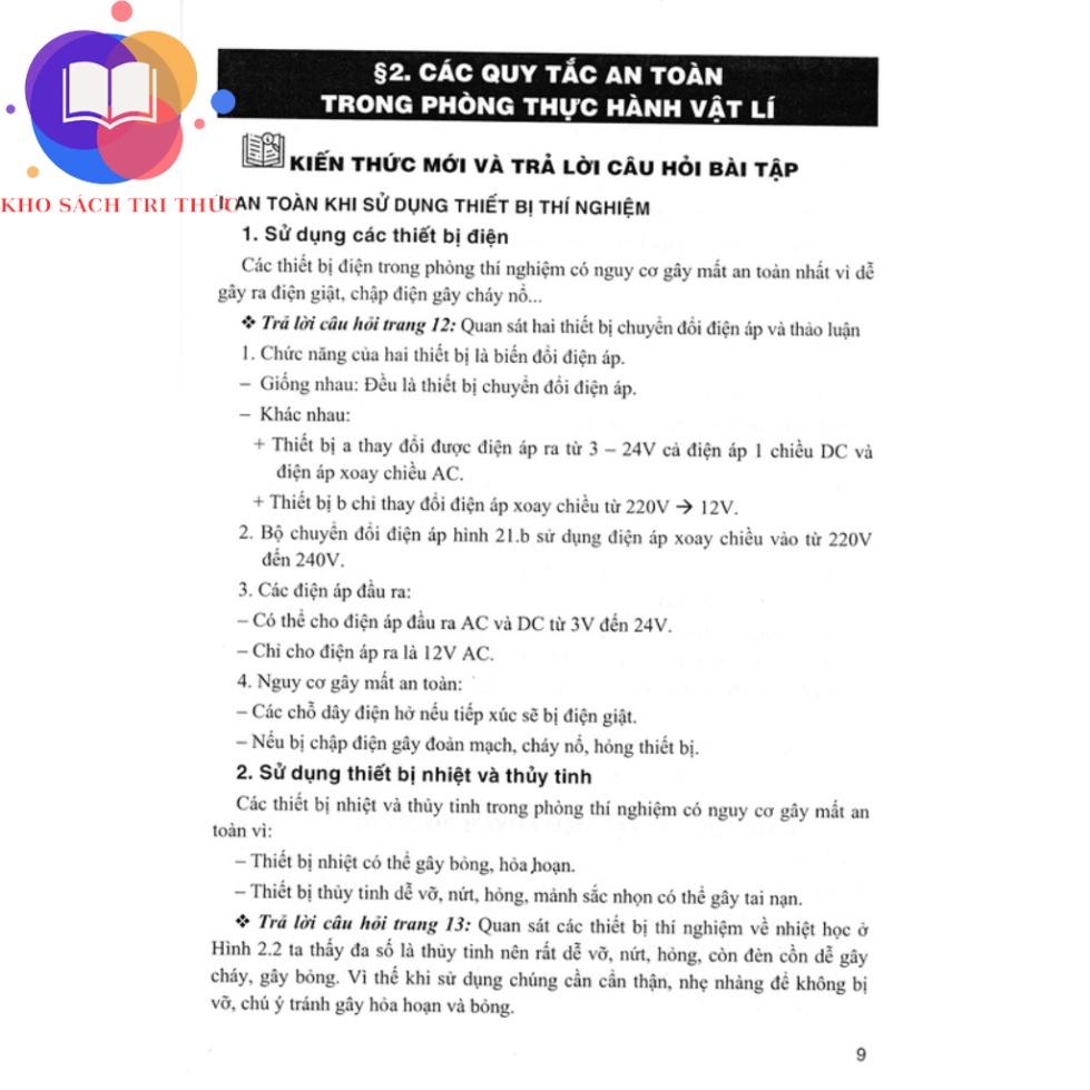 Sách - hướng dẫn trả lời câu hỏi & bài tập vật lí 10 (bám sát Sách giáo khoa kết nối tri thức với cuộc sống)