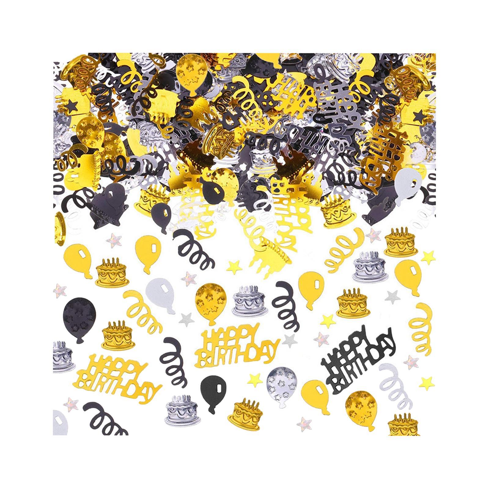 450 Pieces Birthday Cake Confetti Table Scatter Confetti for Party DIY Arts