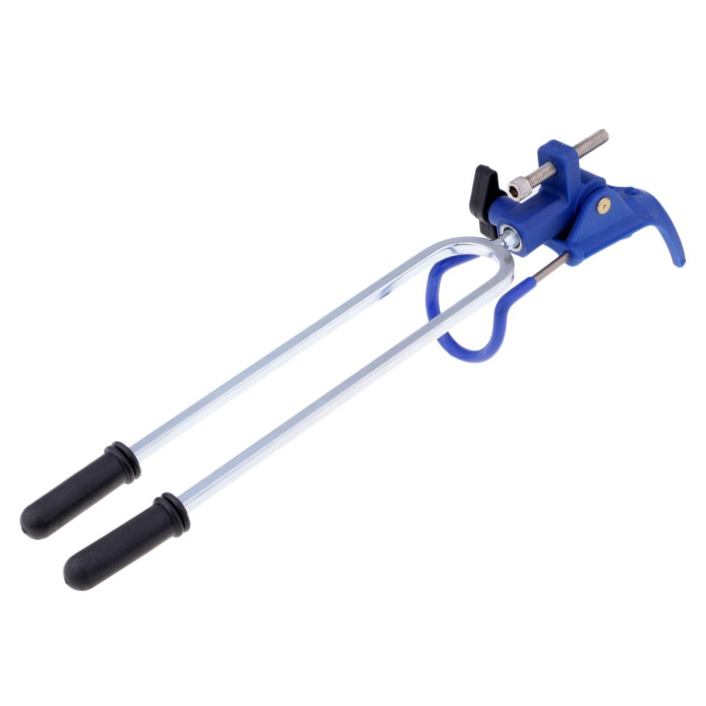 Stainless Steel Fishing Rod Holder Rest Gear Fishing Pole Stand Bracket Blue