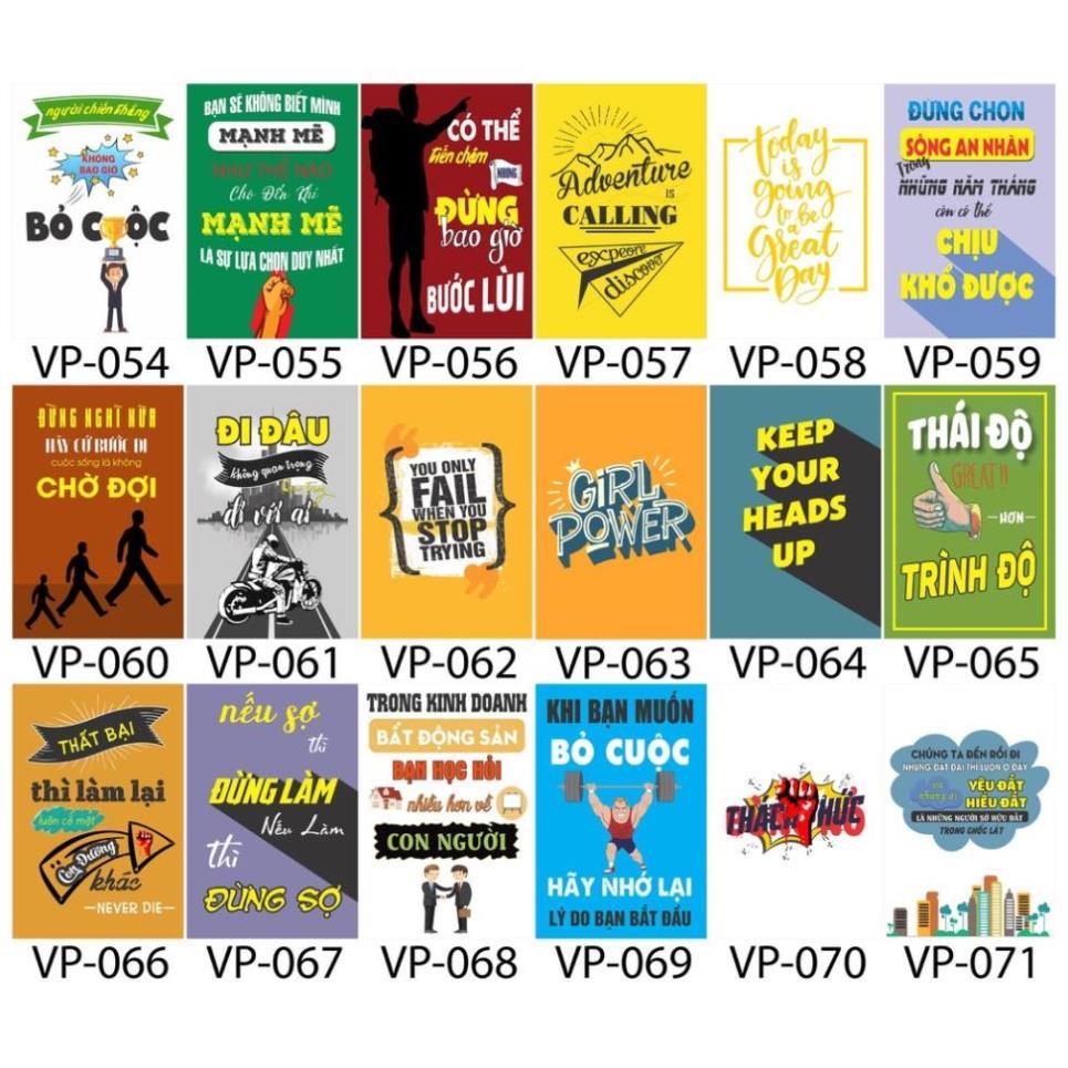 Tranh văn phòng trang trí phòng học, tranh động lực, slogan trang trí hơn 400 mẫu chỉ 39k