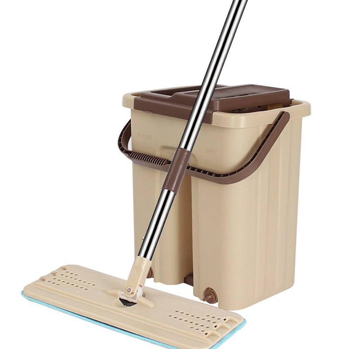 Bộ cây lau nhà thông minh kèm thùng vắt 2 ngăn Inochi BH-M200